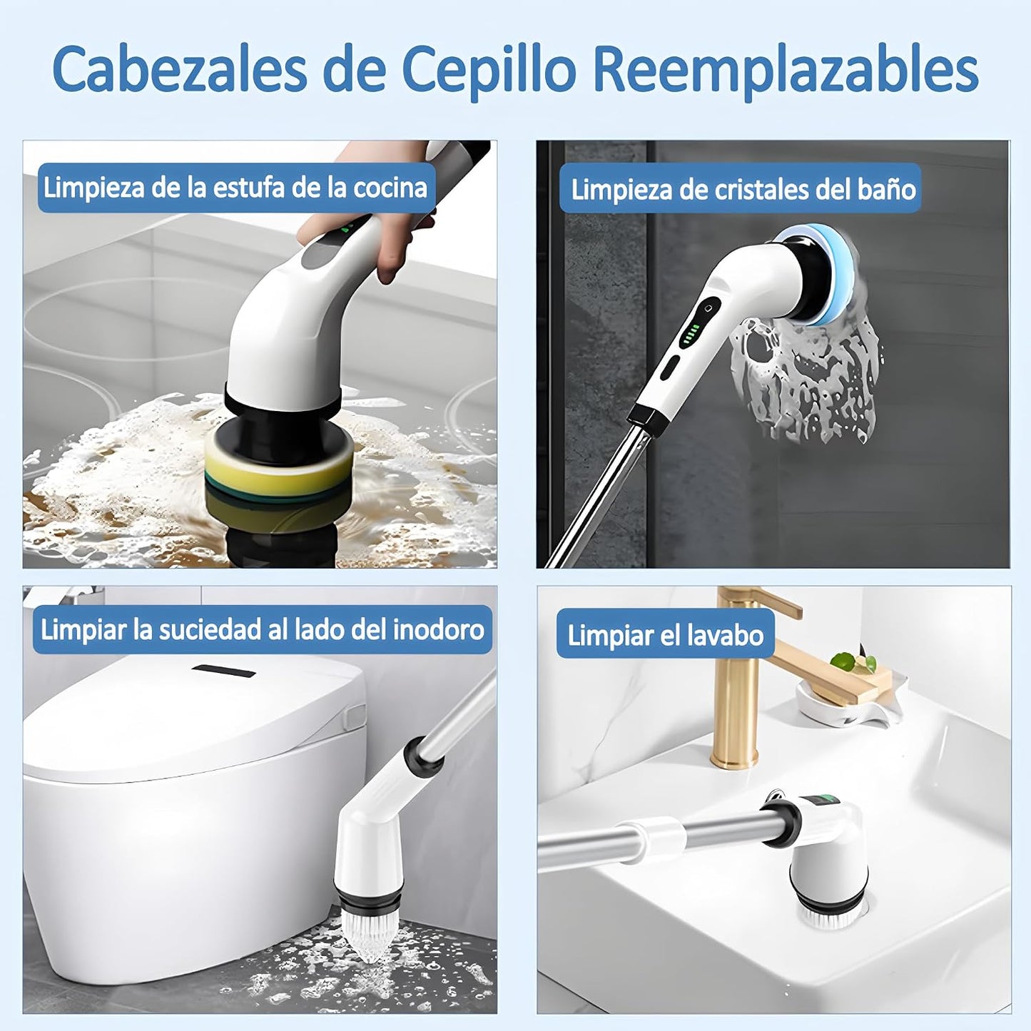 CleanNova Pro®  Cepillo eléctrico